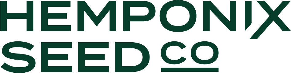 Hemponix Seed Co logo in dark green
