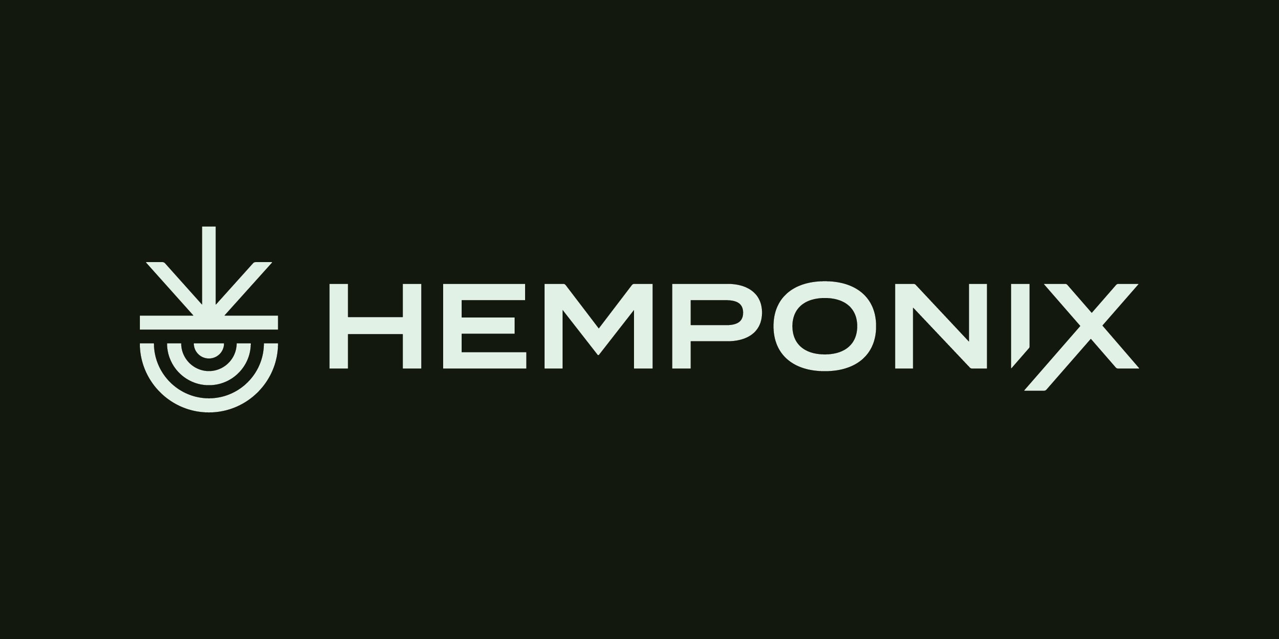 Hemponix Seed Co logo in white over a black background