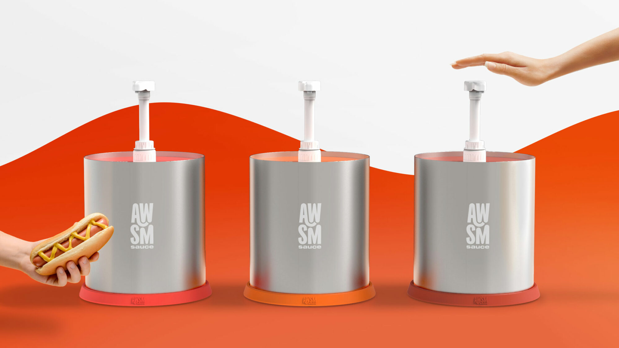 AWSM Stadium Dispenser - Forma - Product Led Brand Agency